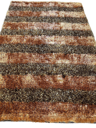 Handwoven Multi-Tone 2” Shag Rug 4 x 6 by Rugistan - product image 3 for Resin Society