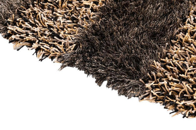 Handwoven Multi-Tone Shag Rug 5' x 6' 7"