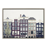 Sylvie Townhouses Framed Canvas by kateandlaurel - product image 9 for Resin Society