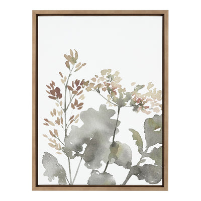 Sylvie Botanical Soft Yellow Framed Canvas by kateandlaurel - product image 2 for Resin Society