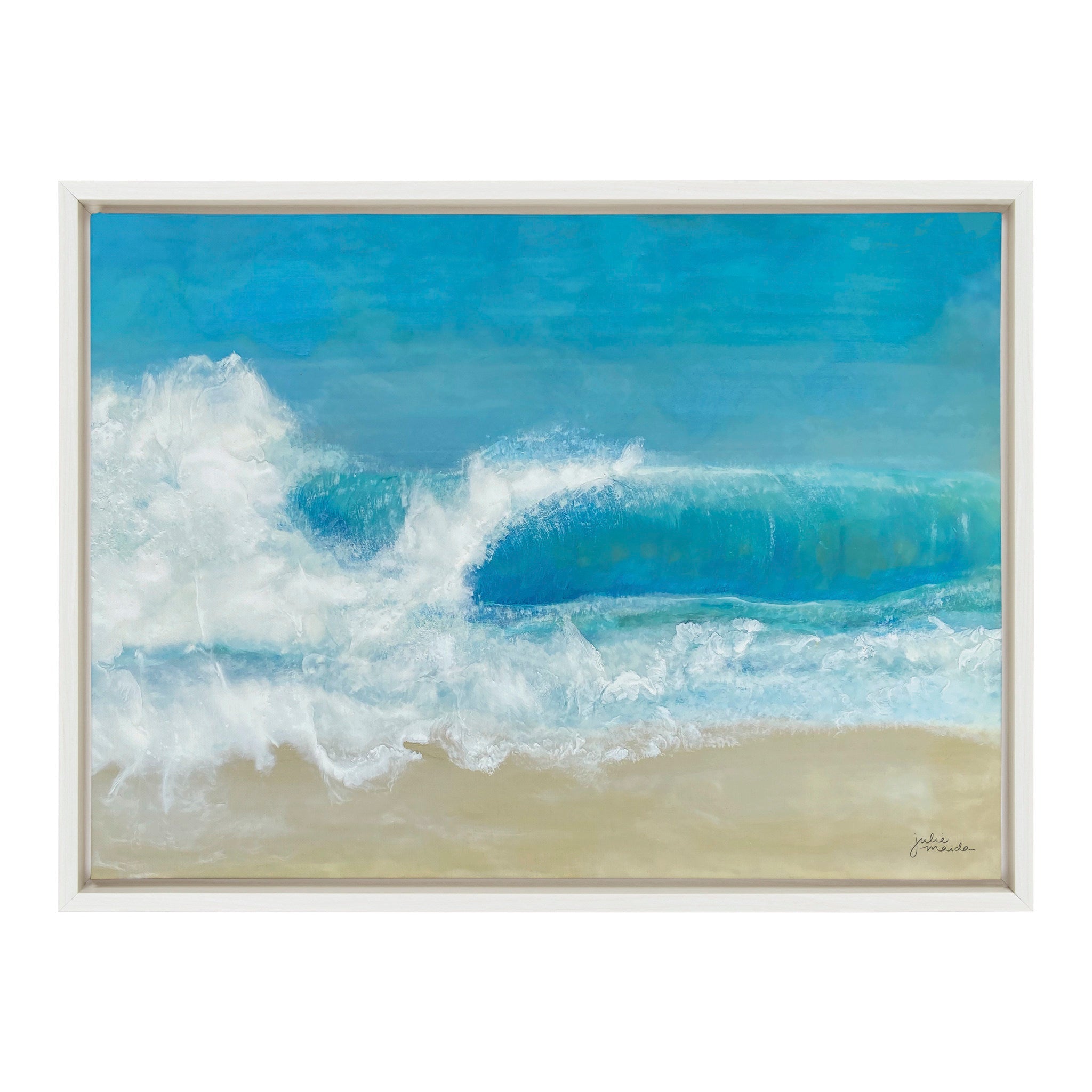 Sylvie Beach Day Framed Canvas by kateandlaurel - product image 2 for Resin Society