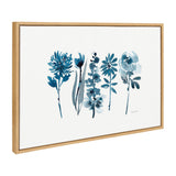 Sylvie Blue Blooms Framed Canvas by kateandlaurel - product image 2 for Resin Society
