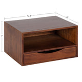 Hutton Floating Wall Shelf with Drawer by kateandlaurel - product image 20 for Resin Society