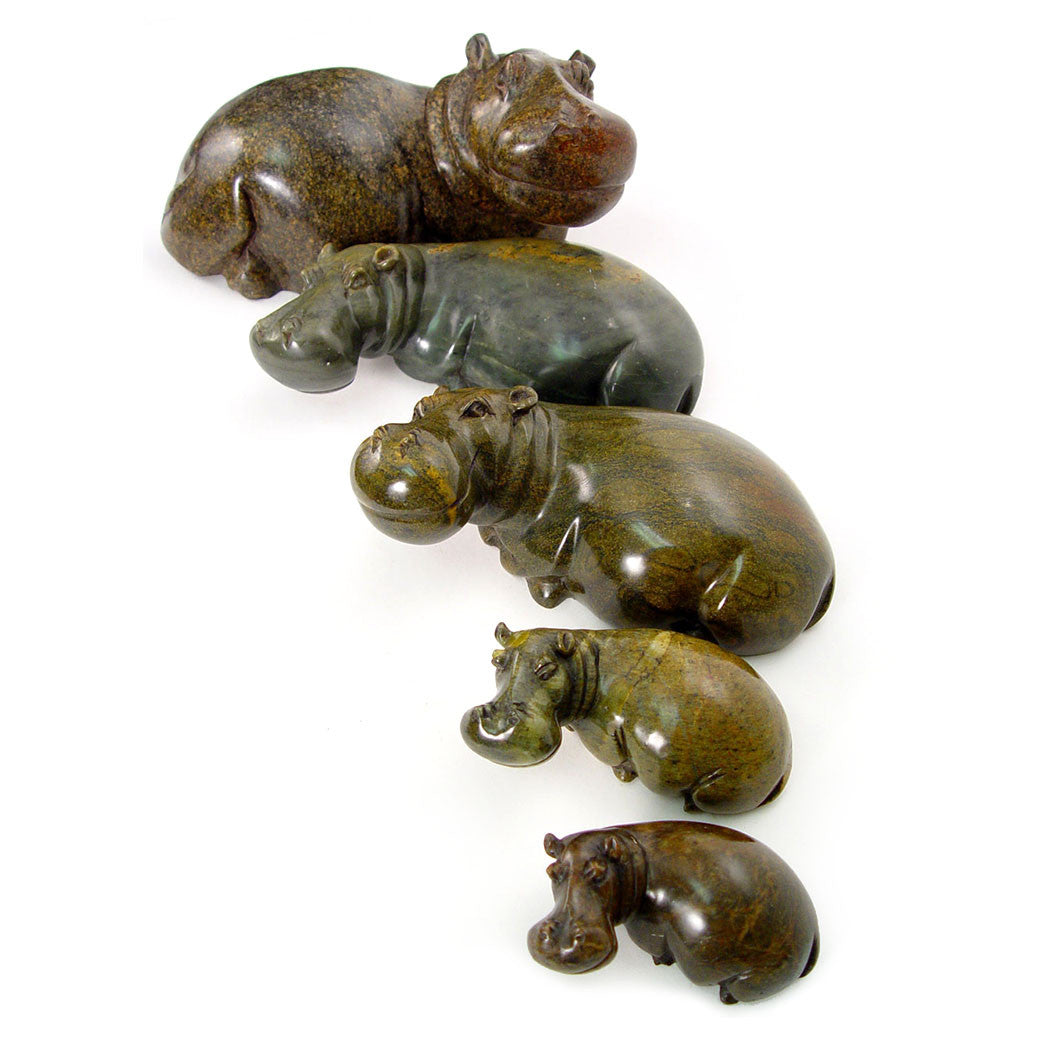 Stone Hippo by Mbare Ltd - main product image for Resin Society