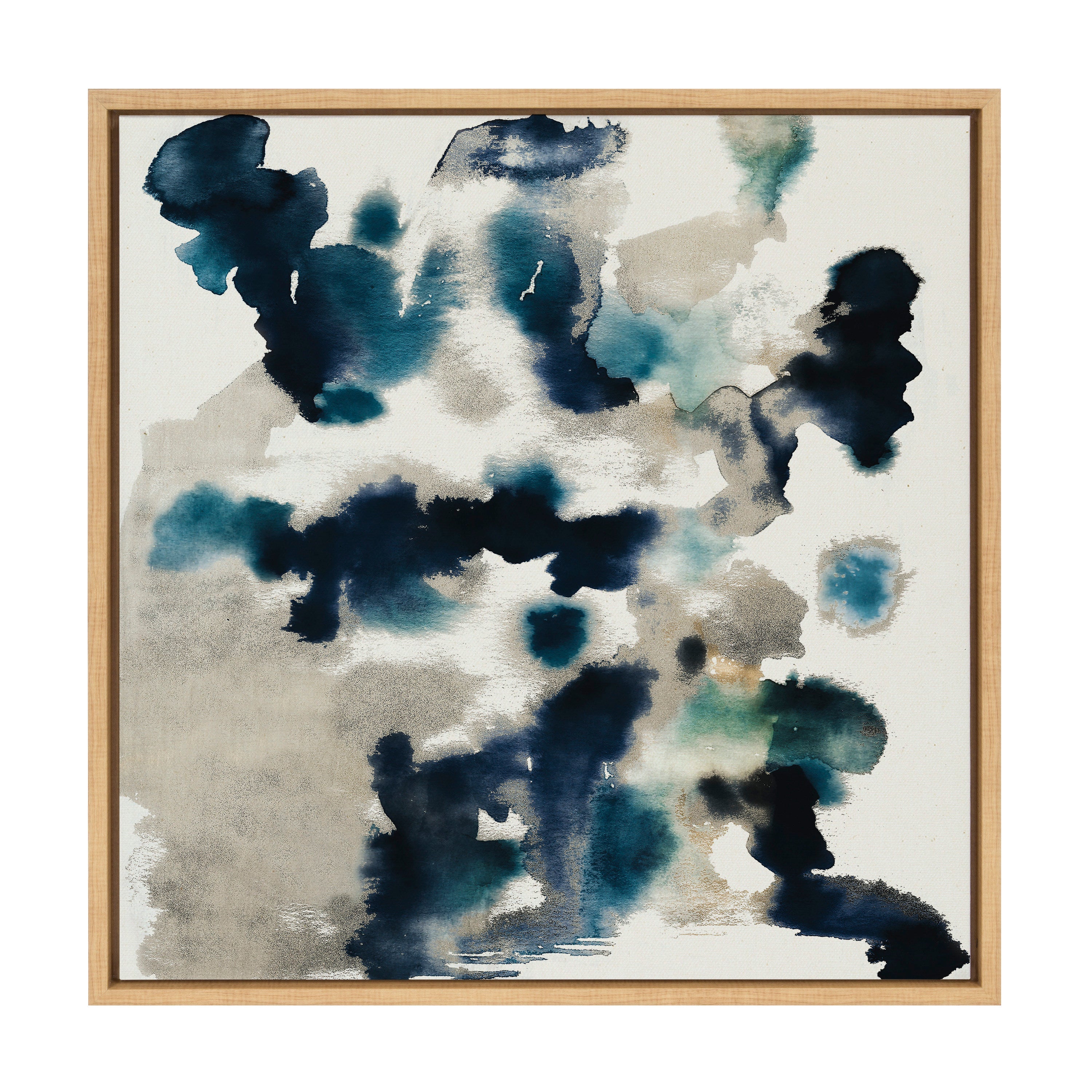 Sylvie Gilded Watercolor Framed Canvas by kateandlaurel - product image 20 for Resin Society