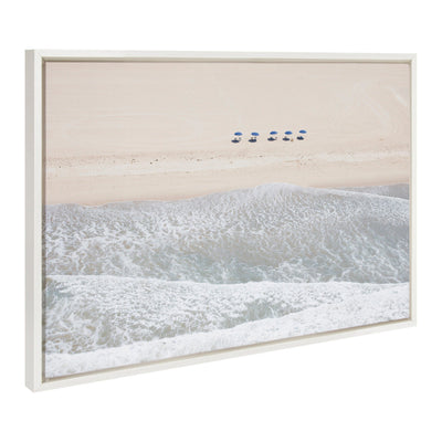 Sylvie Five Umbrellas Framed Canvas by kateandlaurel - product image 2 for Resin Society