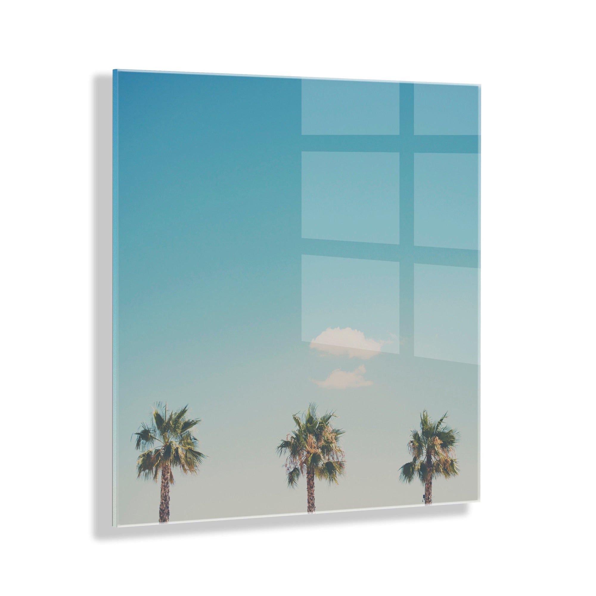 A Trio Of Palm Trees Floating Acrylic Art by kateandlaurel - product image 11 for Resin Society