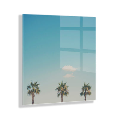 A Trio Of Palm Trees Floating Acrylic Art by kateandlaurel - product image 11 for Resin Society