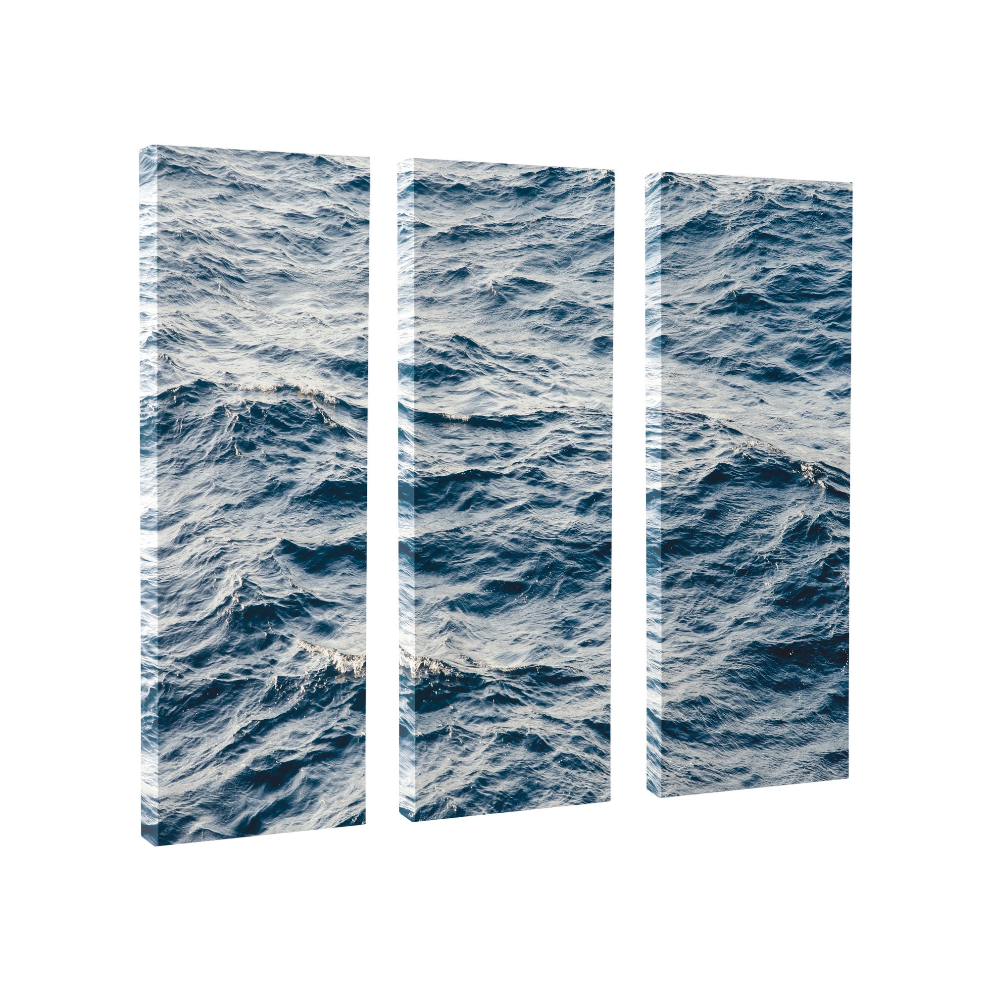 Coastal Ocean Waves Canvas Wall Art Set by The Creative Bunch Studio by kateandlaurel - product image 10 for Resin Society