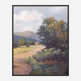 Hillside Cottage Artist Enhanced Canvas Print by John Beard Collection - product image 5 for Resin Society