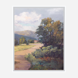 Hillside Cottage Artist Enhanced Canvas Print by John Beard Collection - product image 6 for Resin Society