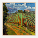 Hillside Vineyard Artist Canvas Enhanced Print by John Beard Collection - product image 8 for Resin Society