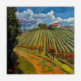 Hillside Vineyard Artist Canvas Enhanced Print by John Beard Collection - product image 6 for Resin Society