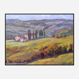 Hills of Cortona Artist Enhanced Canvas Print by John Beard Collection - product image 5 for Resin Society