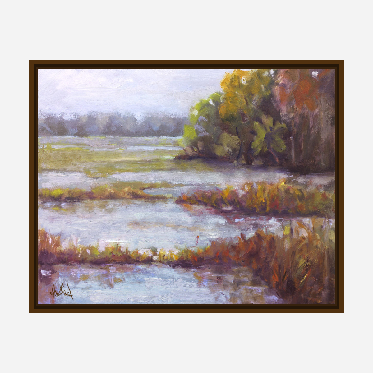 Hilton Head Marsh Artist Enhanced Canvas Print by John Beard Collection - product image 7 for Resin Society