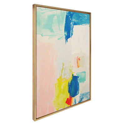 Sylvie Pop of Color I Framed Canvas by Amy Lighthall