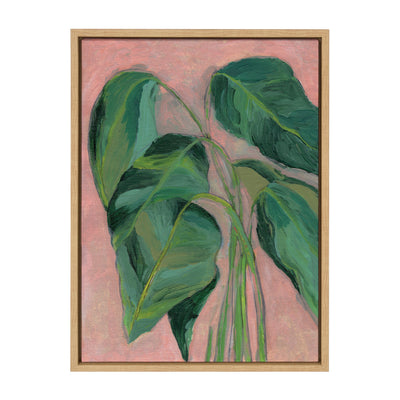 Sylvie Alocasia Framed Canvas by Nikita Jariwala