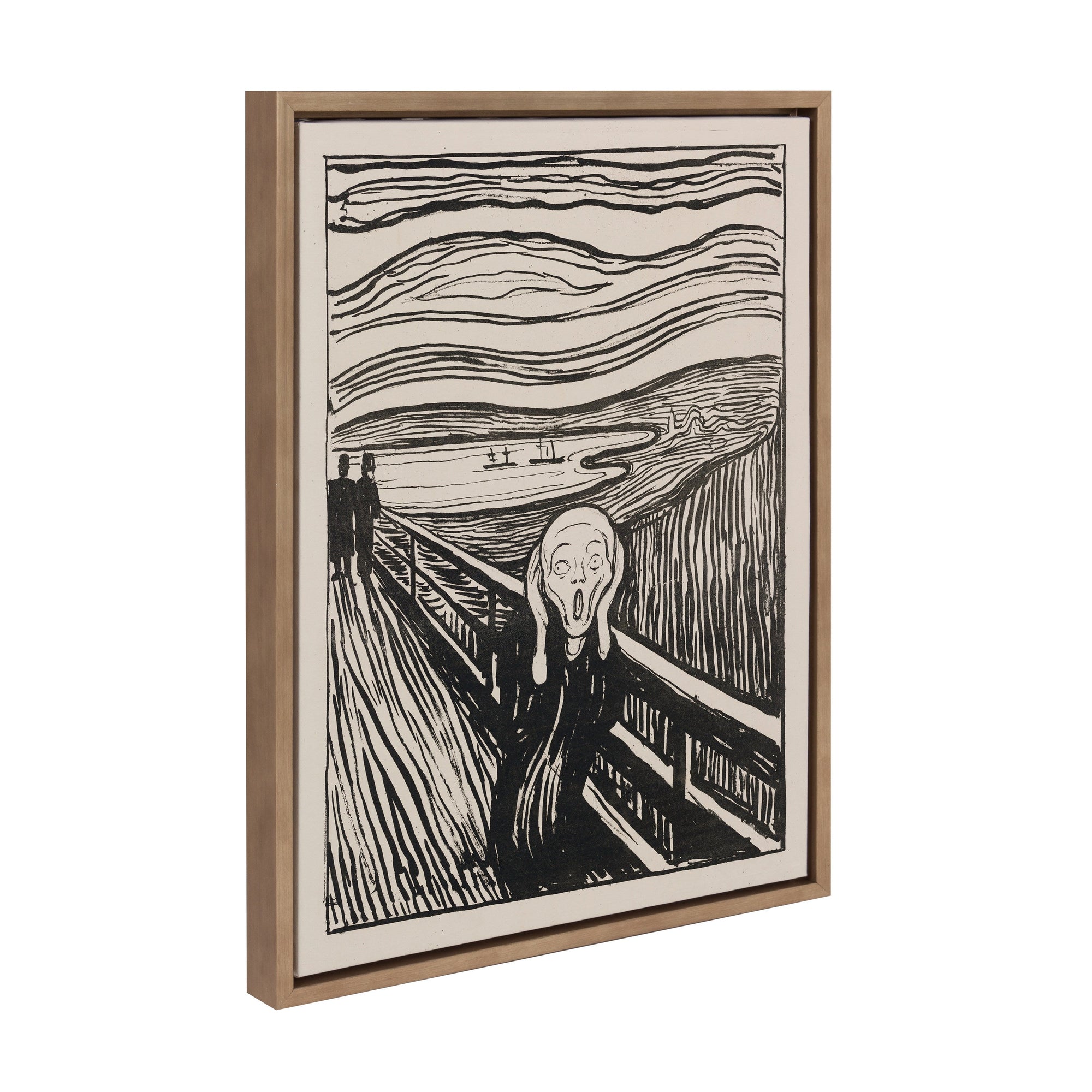 Sylvie Edvard Munch The Scream 1895 The Art Institute of Chicago Framed Canvas