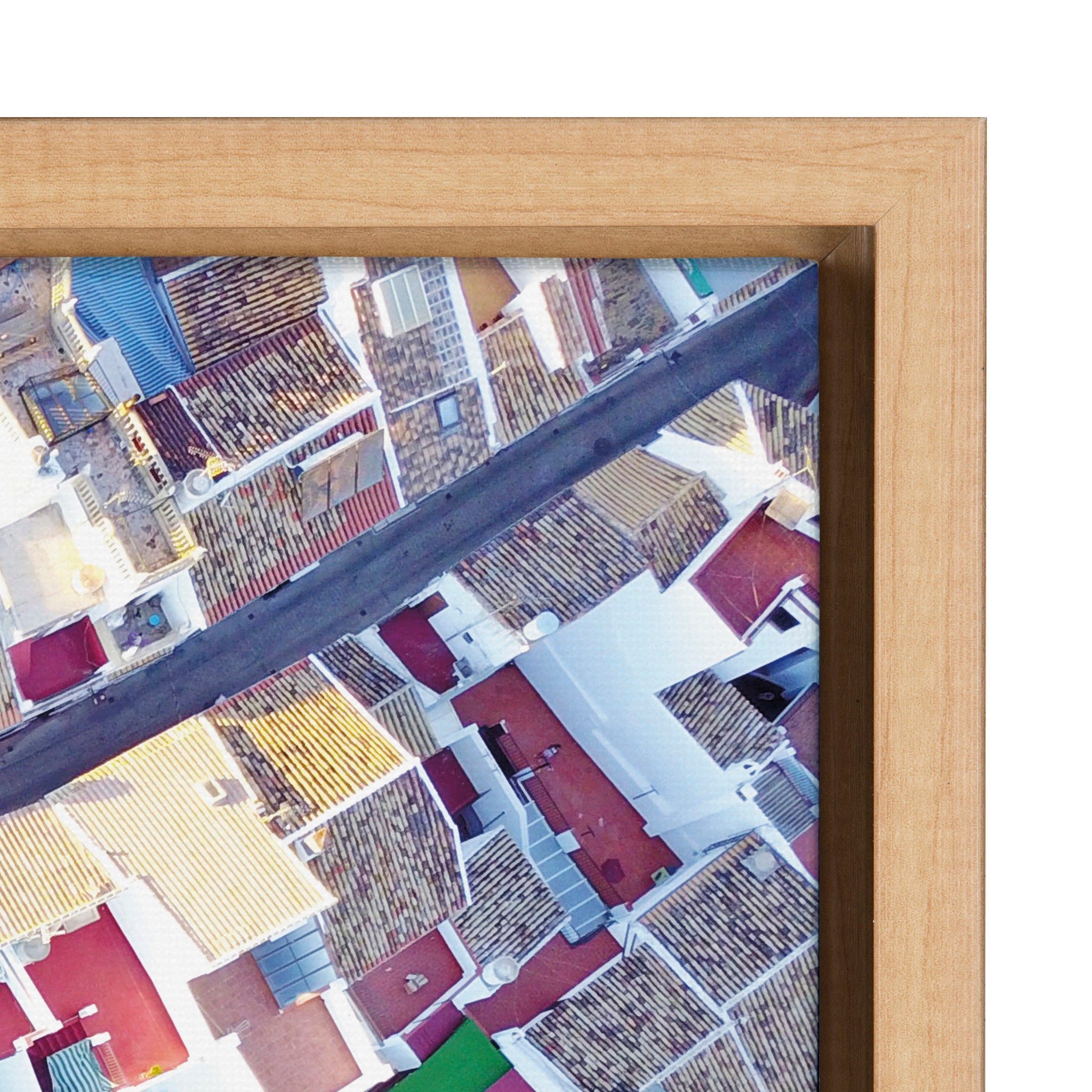 Sylvie Spain 4 Framed Canvas by Rachel Bolgov by kateandlaurel - product image 3 for Resin Society