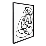 Sylvie Ring of Light 2 Framed Canvas by kateandlaurel - product image 11 for Resin Society