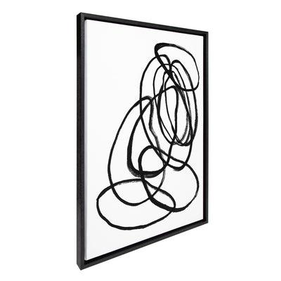 Sylvie Ring of Light 2 Framed Canvas by kateandlaurel - product image 11 for Resin Society