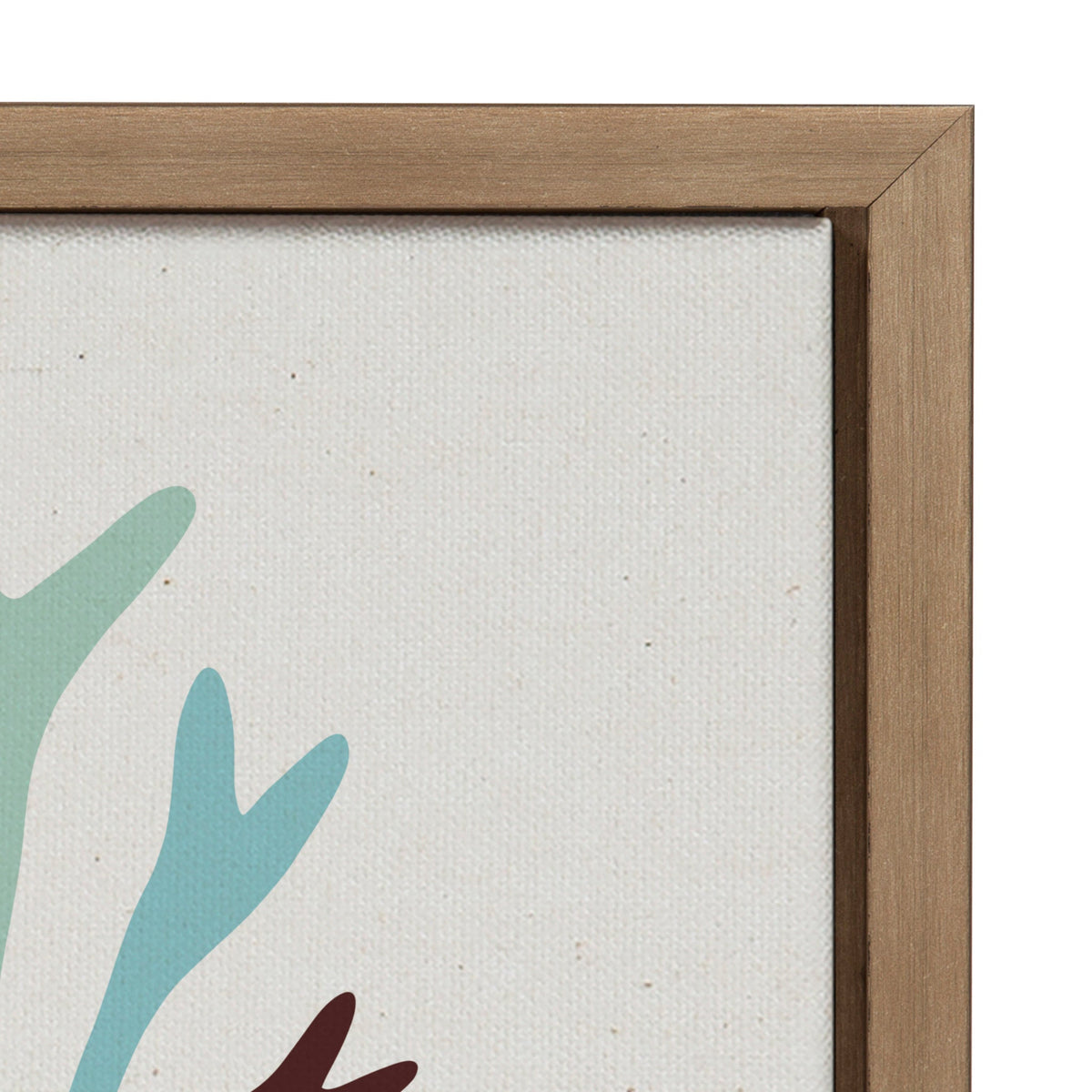 Sylvie Sea Plant Framed Canvas by kateandlaurel - product image 3 for Resin Society