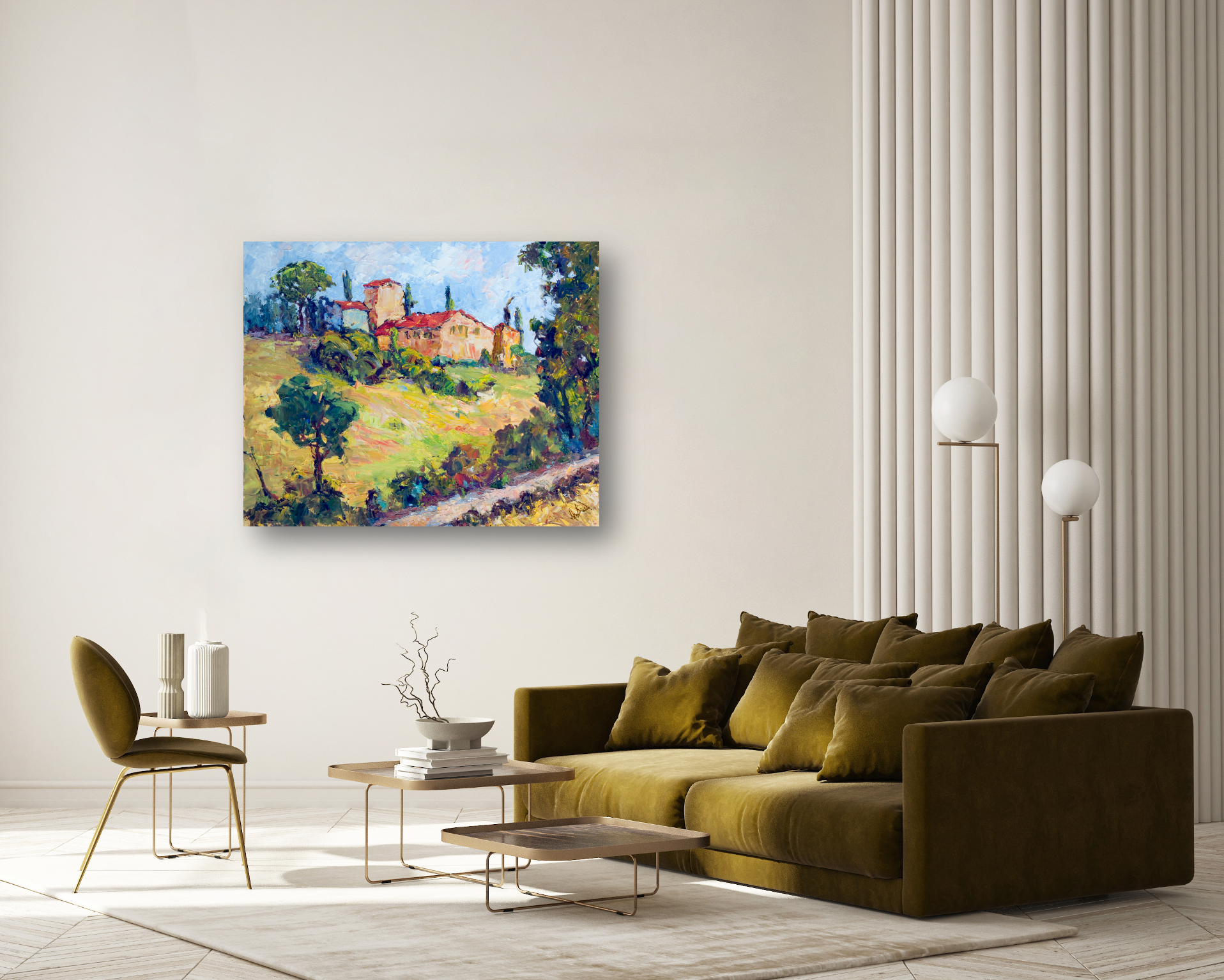 House on a Hillside by John Beard Collection - product image 2 for Resin Society