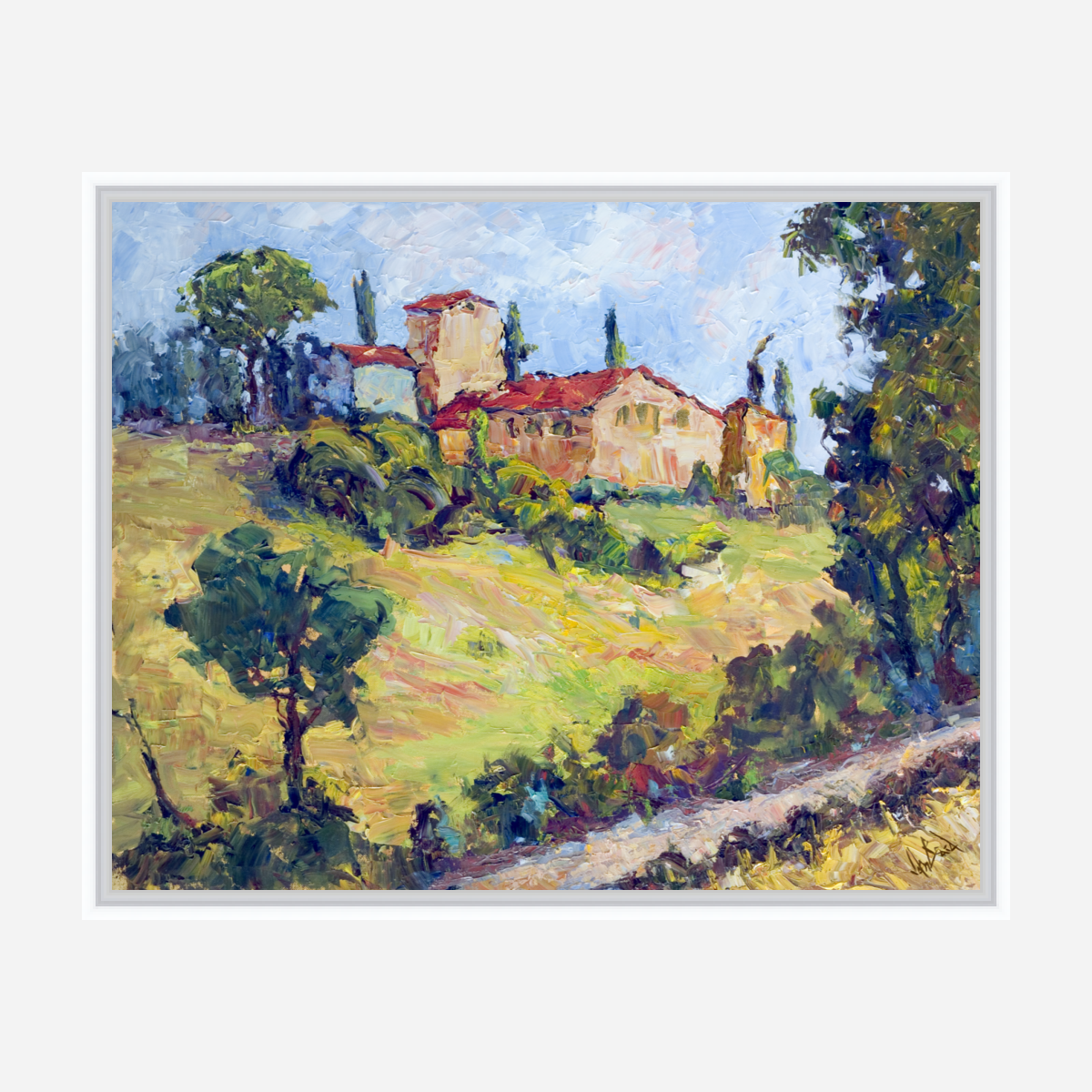 House on a Hillside by John Beard Collection - product image 6 for Resin Society