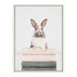 Sylvie Fold Bunny Framed Canvas by kateandlaurel - product image 2 for Resin Society
