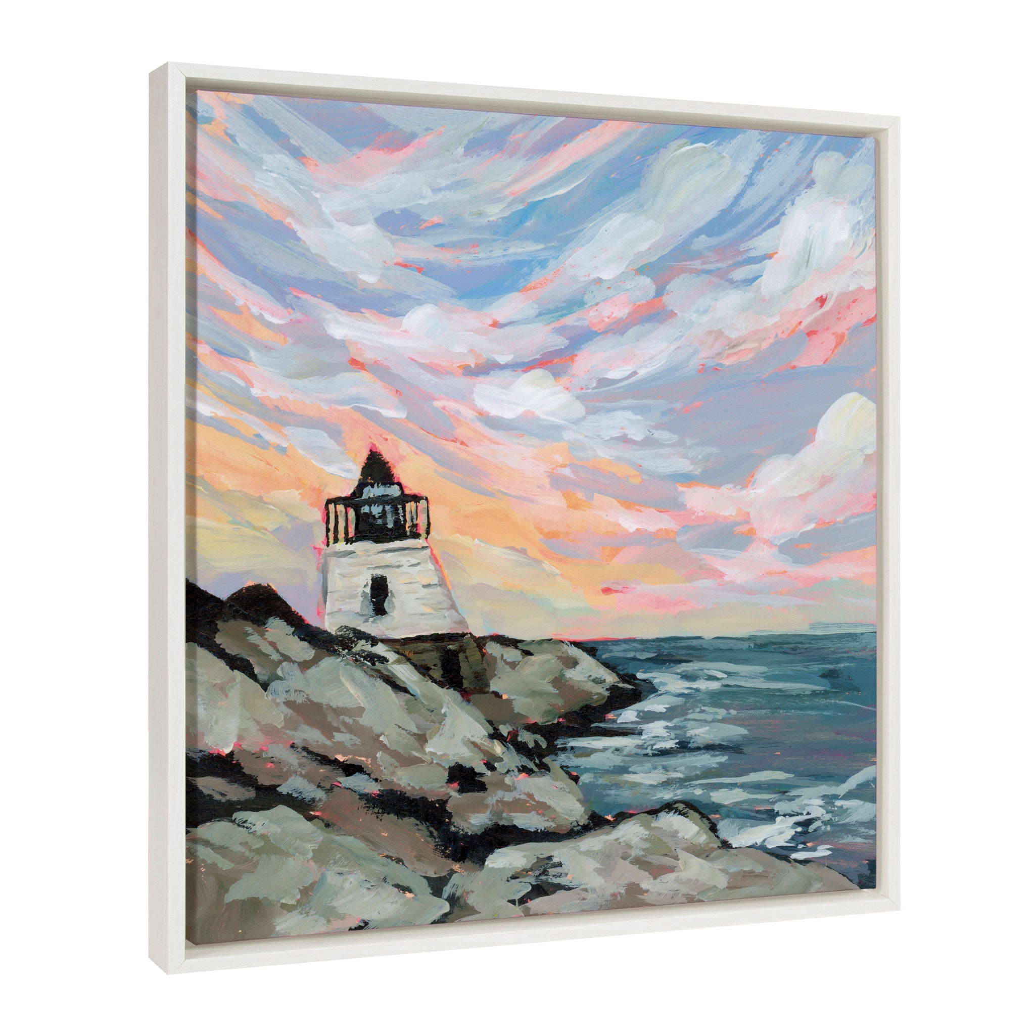 Sylvie Rhode Island Framed Canvas by Emily Kenney by kateandlaurel - product image 2 for Resin Society