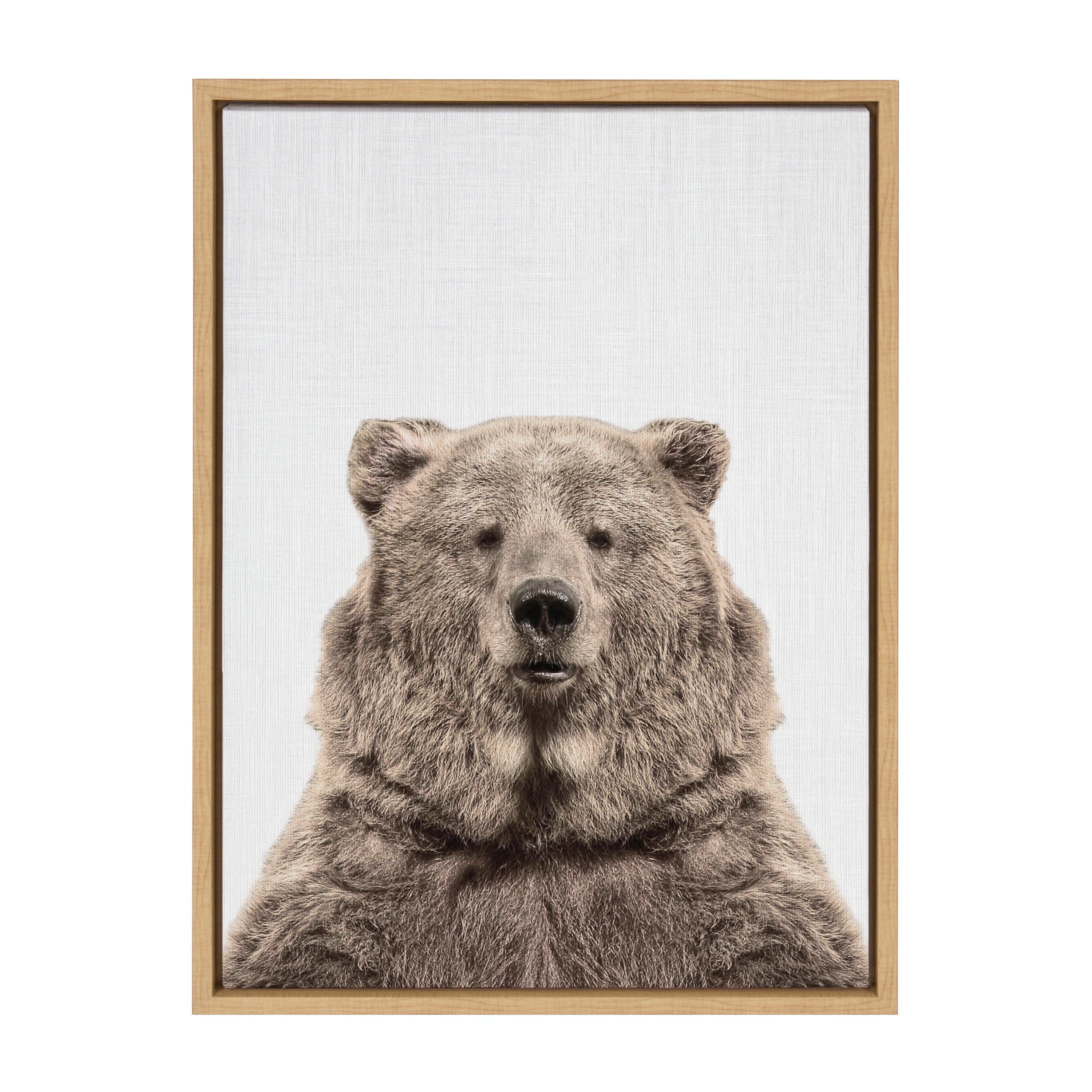 Sylvie Bear European Color Framed Canvas by kateandlaurel - product image 7 for Resin Society