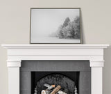 Sylvie Black and White Snow Day Framed Canvas by kateandlaurel - product image 7 for Resin Society