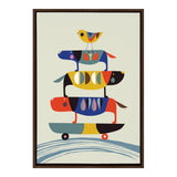 Sylvie Skate Dog Framed Canvas by kateandlaurel - product image 9 for Resin Society