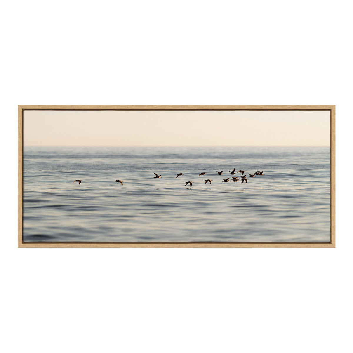 Sylvie Birds of a Feather Framed Canvas by kateandlaurel - product image 2 for Resin Society