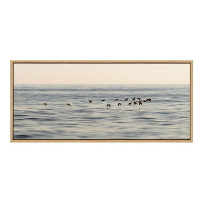 Sylvie Birds of a Feather Framed Canvas by kateandlaurel - product image 2 for Resin Society