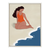 Sylvie Solitude Framed Canvas by kateandlaurel - product image 10 for Resin Society