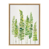 Sylvie Sword Ferns Framed Canvas by kateandlaurel - main product image for Resin Society