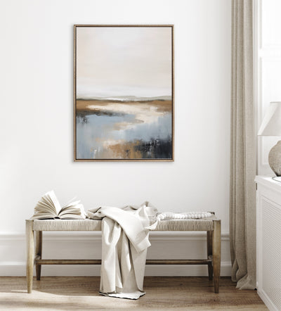 Sylvie Beaded Idyllic Retreat Framed Canvas by Amy Lighthall
