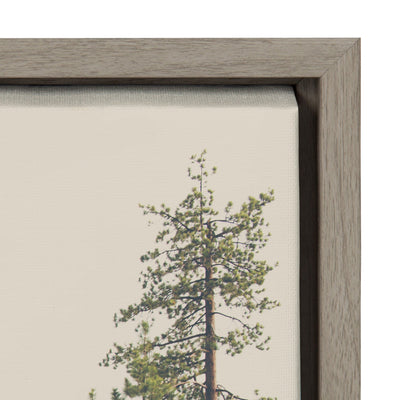 Sylvie Lake Tahoe California Mountain Sand Harbor Framed Canvas by kateandlaurel - product image 3 for Resin Society