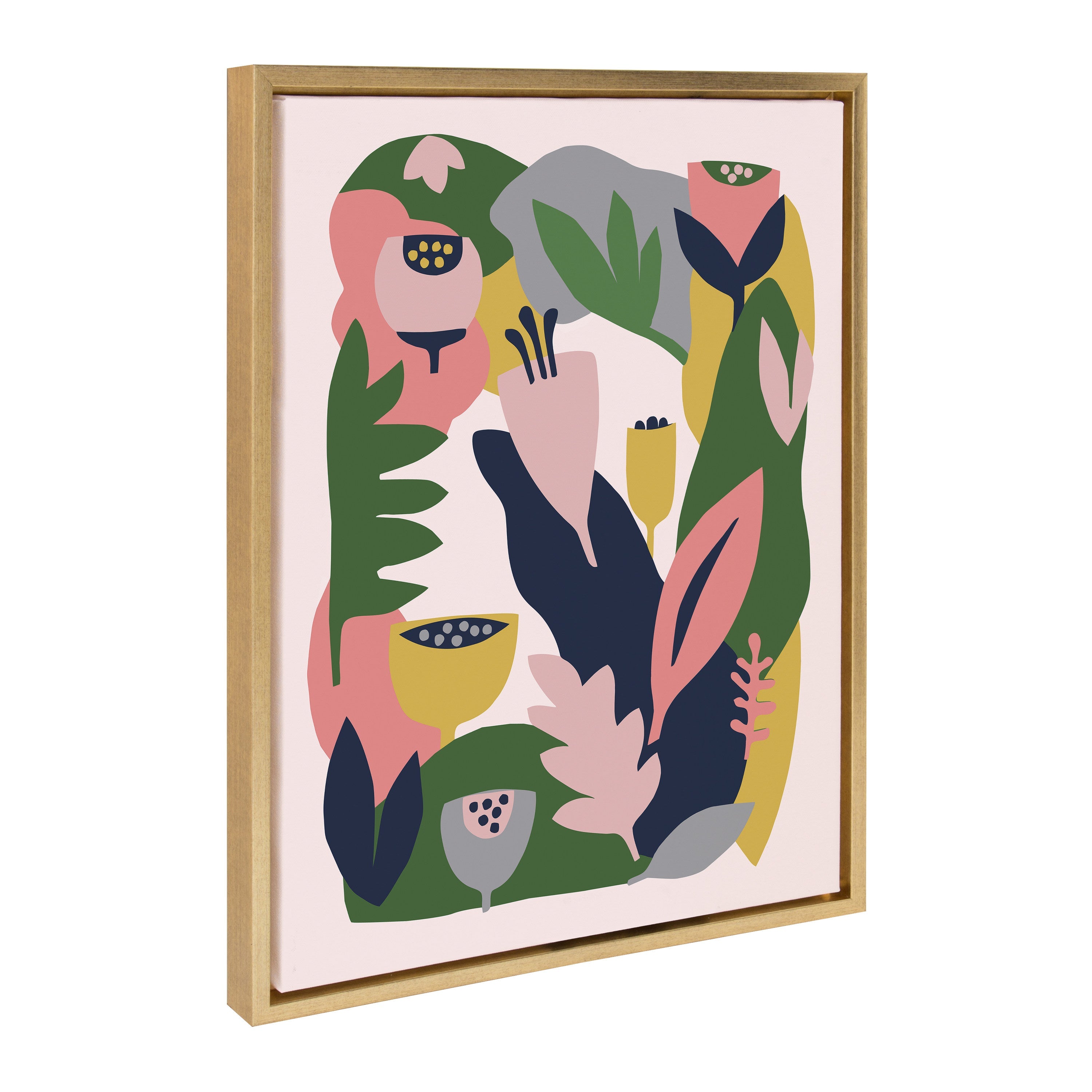 Sylvie Myriam's Garden Framed Canvas by kateandlaurel - product image 20 for Resin Society