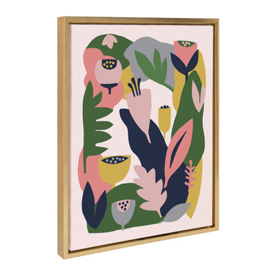 Sylvie Myriam's Garden Framed Canvas by kateandlaurel - product image 20 for Resin Society
