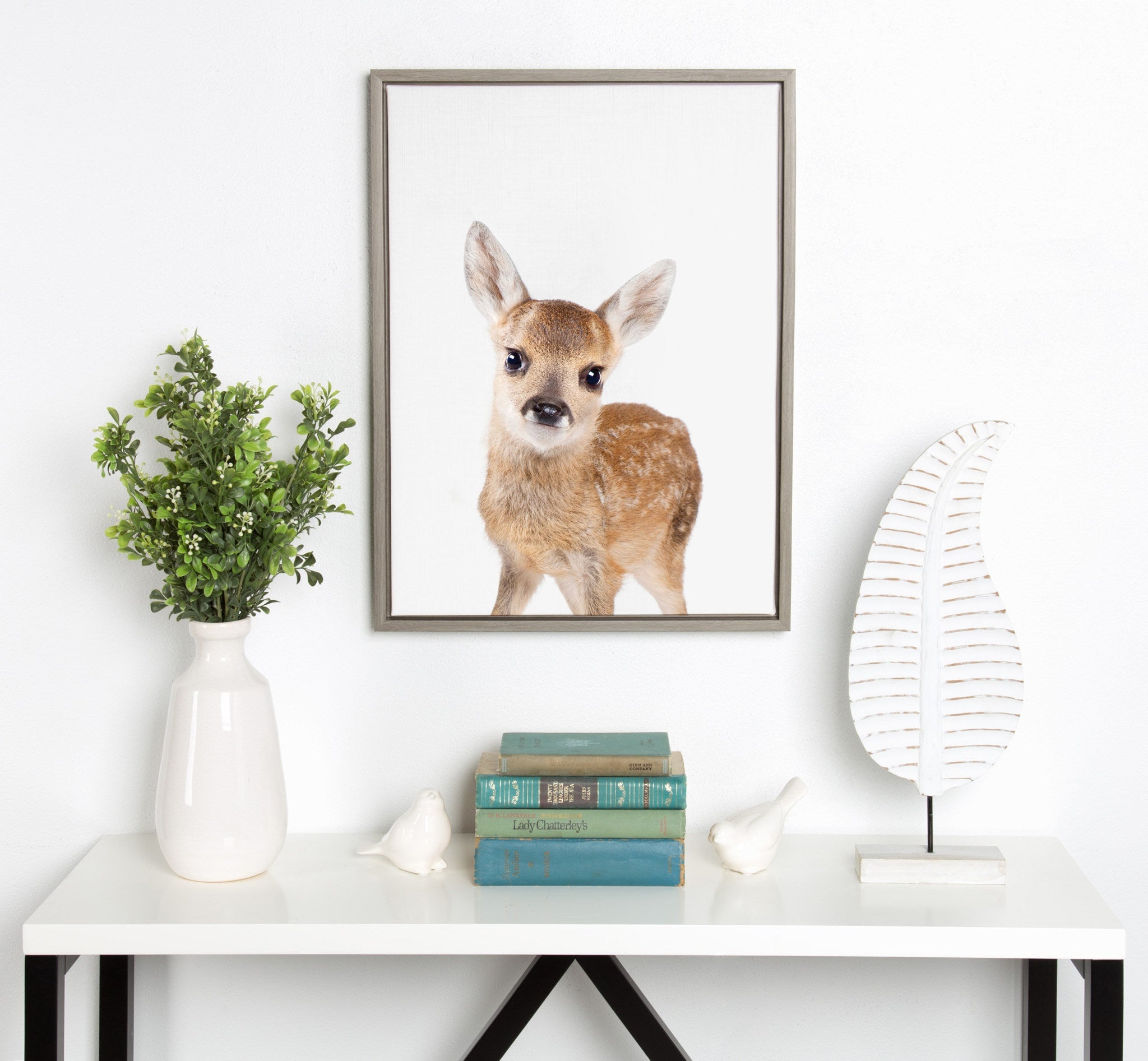 Sylvie Animal Studio Deer Framed Canvas by kateandlaurel - product image 5 for Resin Society