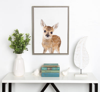 Sylvie Animal Studio Deer Framed Canvas by kateandlaurel - product image 5 for Resin Society