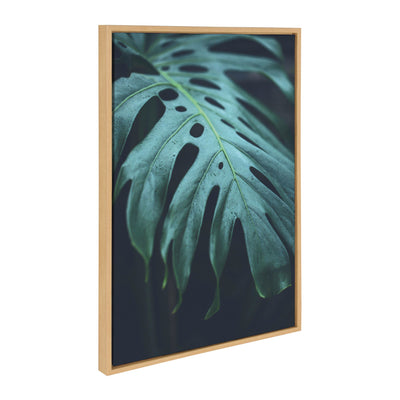 Sylvie Tropical Frond Framed Canvas by kateandlaurel - product image 2 for Resin Society