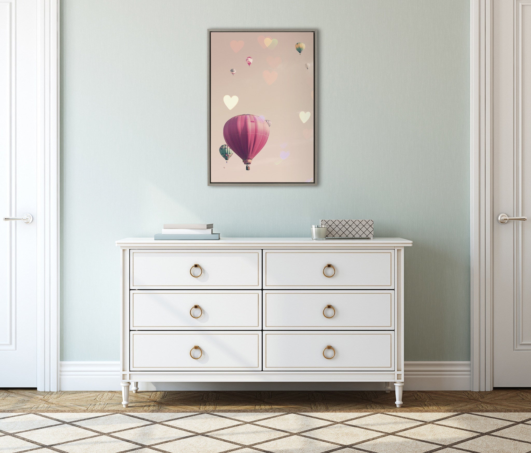 Sylvie A Little Patience Framed Canvas by kateandlaurel - product image 7 for Resin Society