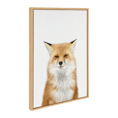 Sylvie Animal Studio Fox 3 Framed Canvas by Amy Peterson Art Studio