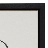 Sylvie Going in Circles Framed Textured Canvas Set