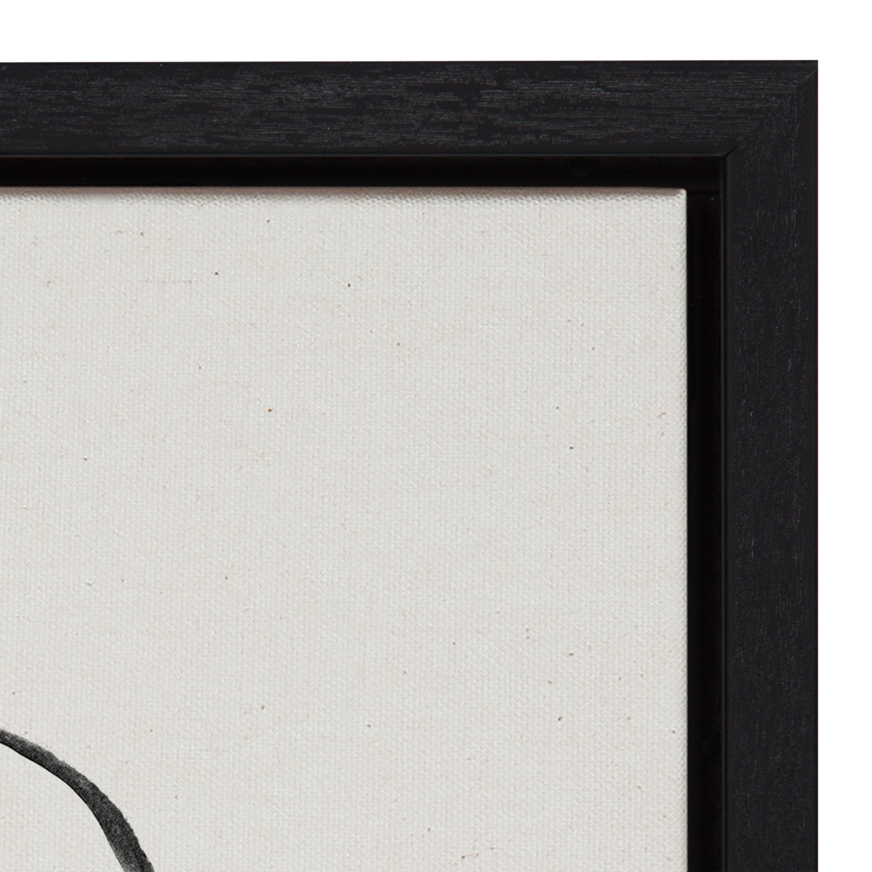 Sylvie Going in Circles Framed Textured Canvas Set