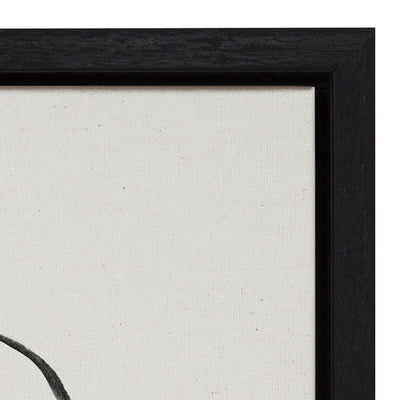 Sylvie Going in Circles Framed Textured Canvas Set