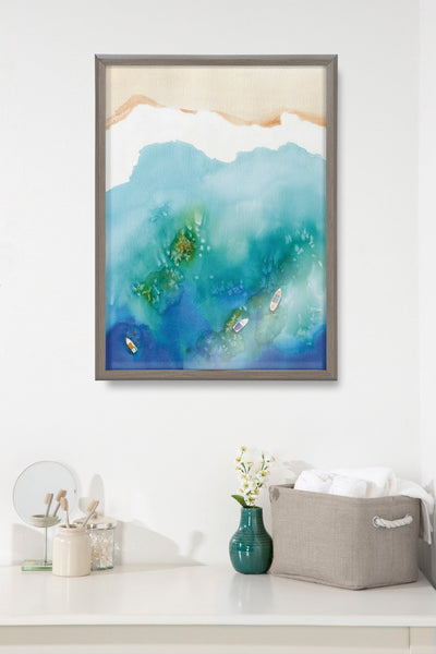 Blake Voyage Framed Printed Glass by kateandlaurel - product image 7 for Resin Society